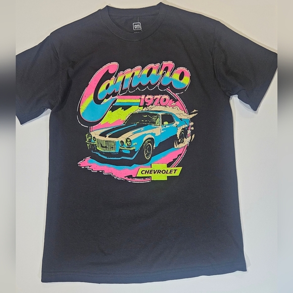 Camaro 1970s Graphic Tee - Black - Picture 1 of 3